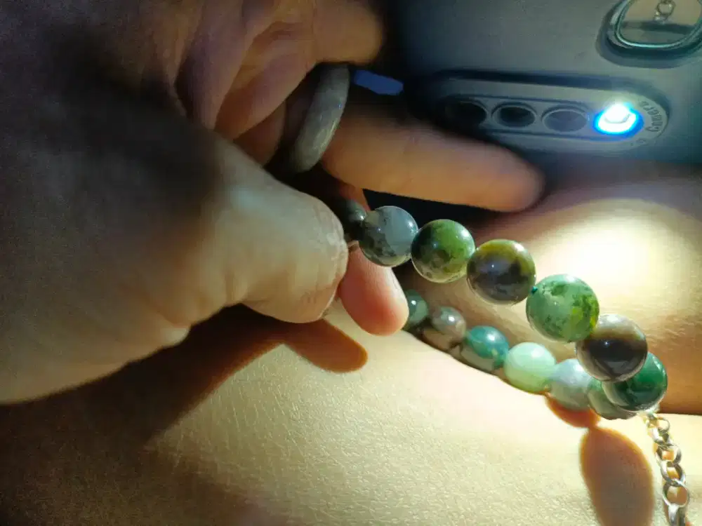 Gelang moss agate gelang batu alam gelang agate gelang Indian agate