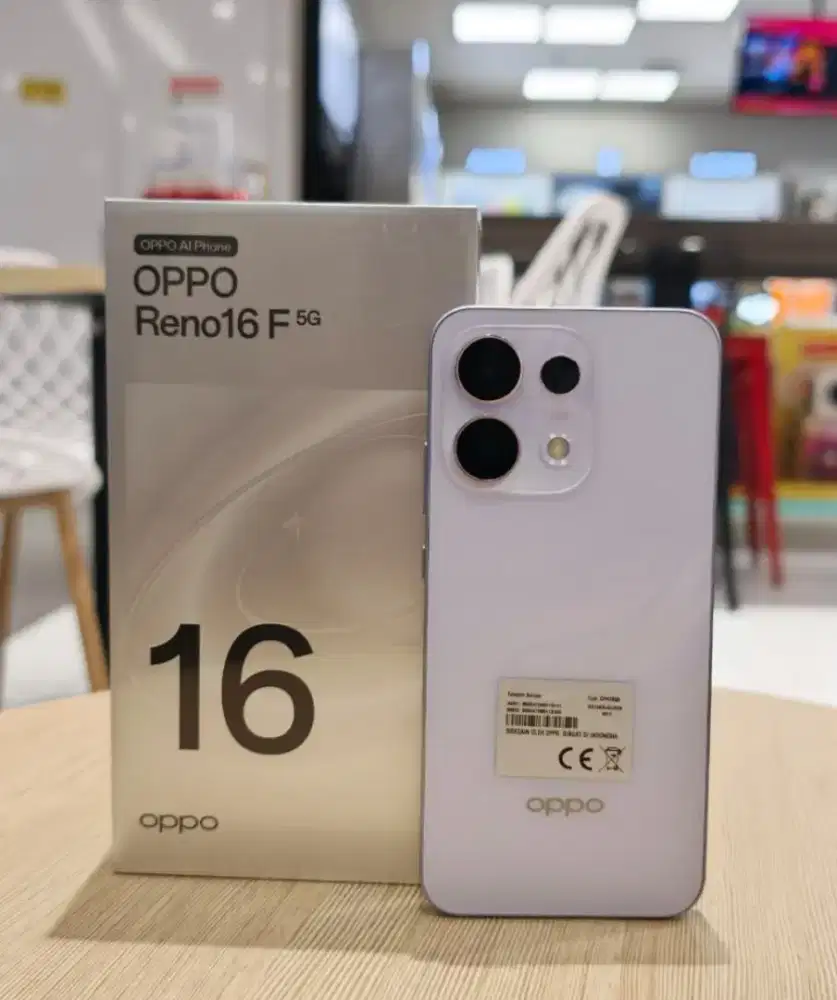 Oppo Reno 16f new garansi resmi 8/128