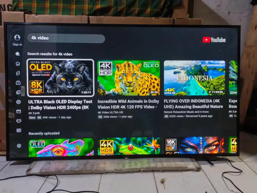 Tv Sony 65 inch smart uhd 4k