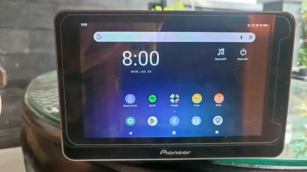 Head unit double din pioneer SDA 835 tab
