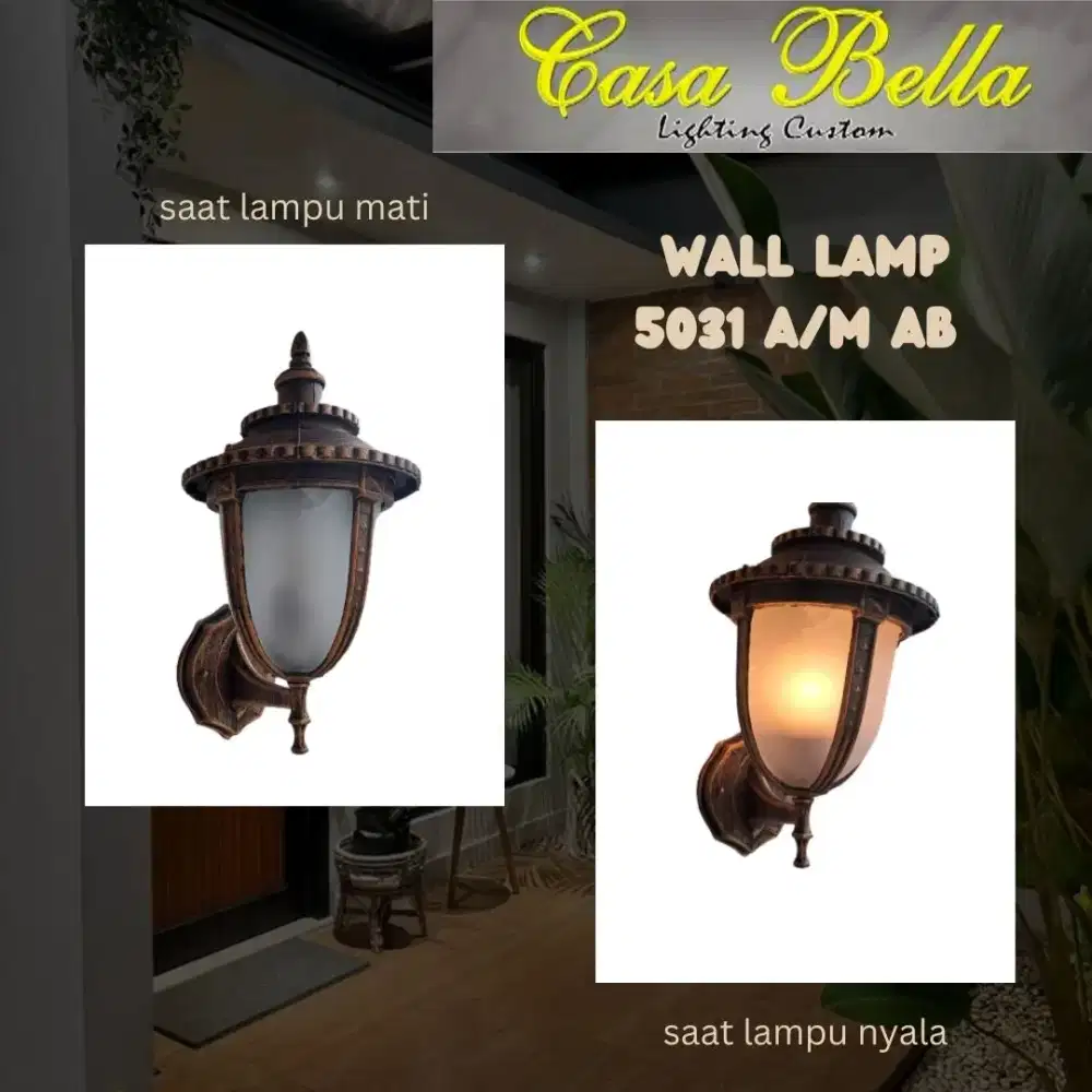 Lampu dinding hias