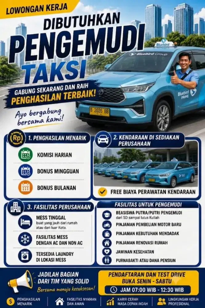 Driver perusahaan jasa transportasi