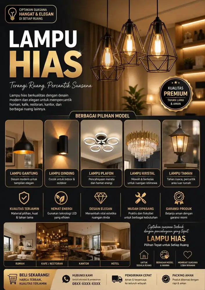 Lampu hias murah