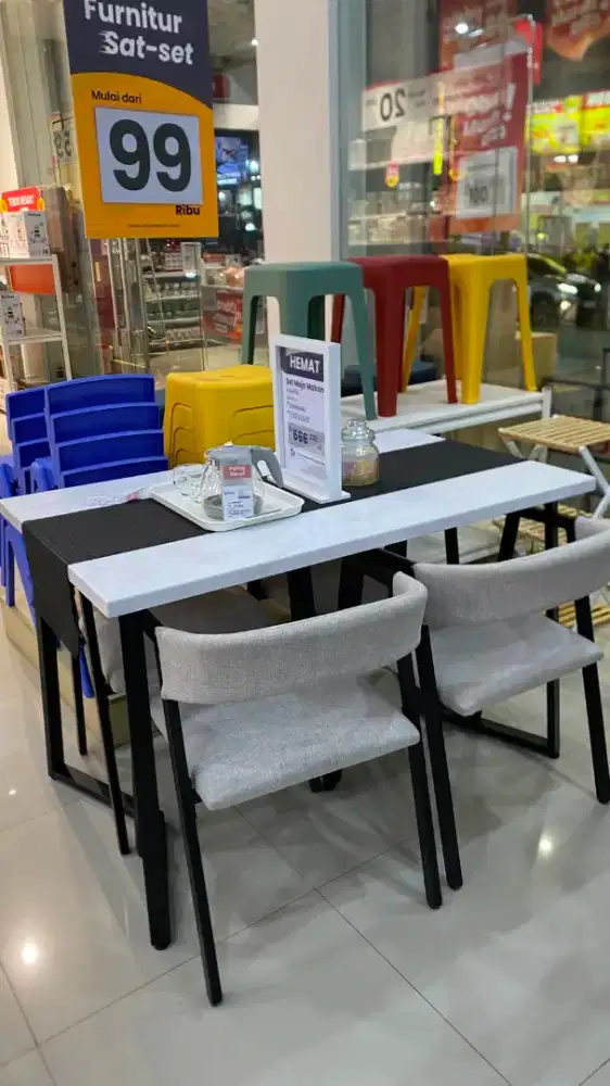 dijual meja makan minimalis
