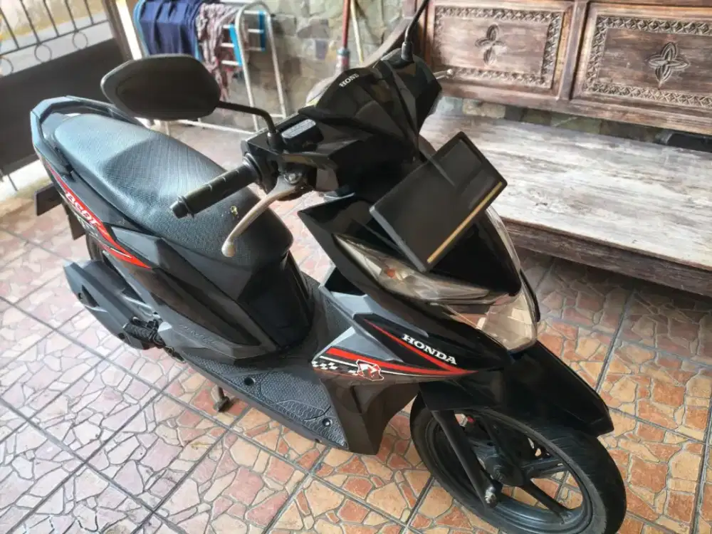 Honda Beat Sporty eSP 2019 Hitam Full Orisinil - Mesin Halus Terawat