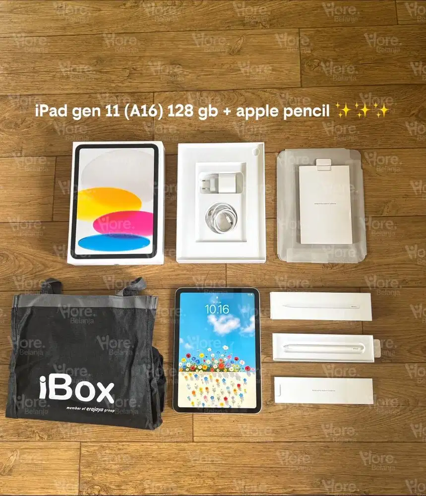iPad gen 11 (A16) 128 gb iBox dan apple pencil