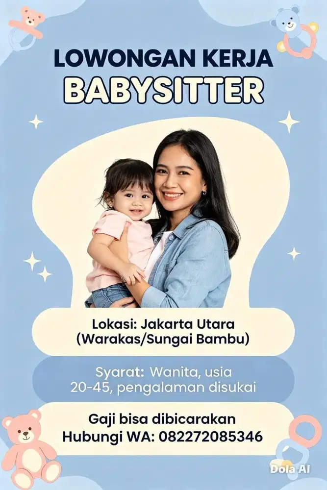 Lowongan babysitter nginap