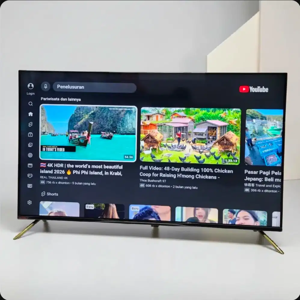 TV 50 inci Android Changhong - msih bagus