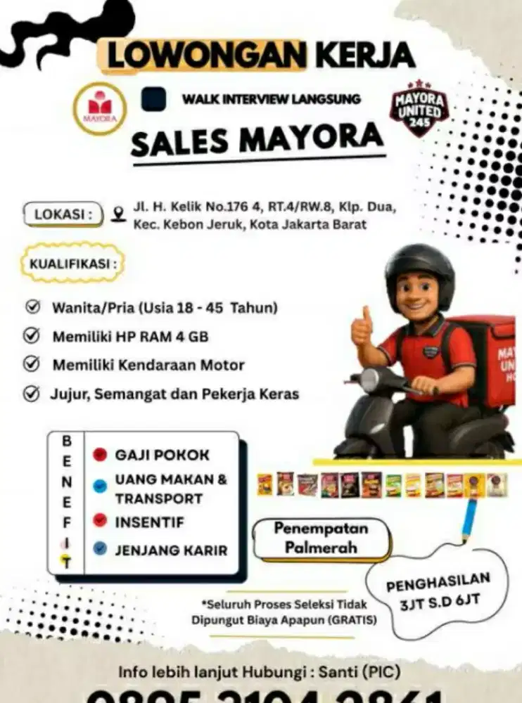 SALES MAYORA DOOR TO DOOR