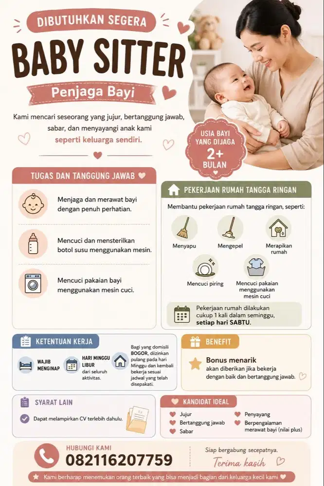 Lowongan Kerja Babysitter
