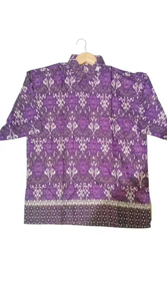 Kemeja batik pria lengan pendek