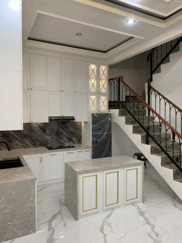 Custom kitchen set minimalis wardrobe bedroom set livingroom room