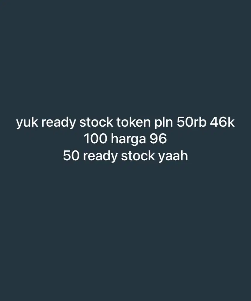 token listrik promo murah harga bawah rata rata