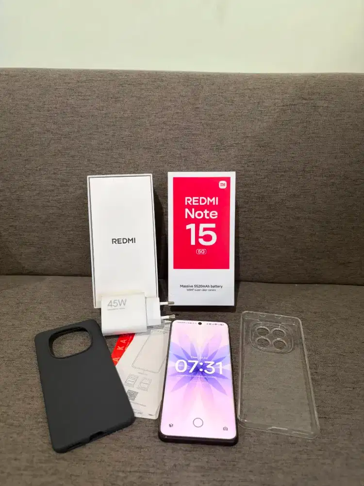 Dijual cepat!!, Xiaomi Redmi 15 Note 5G 8/256, fullset