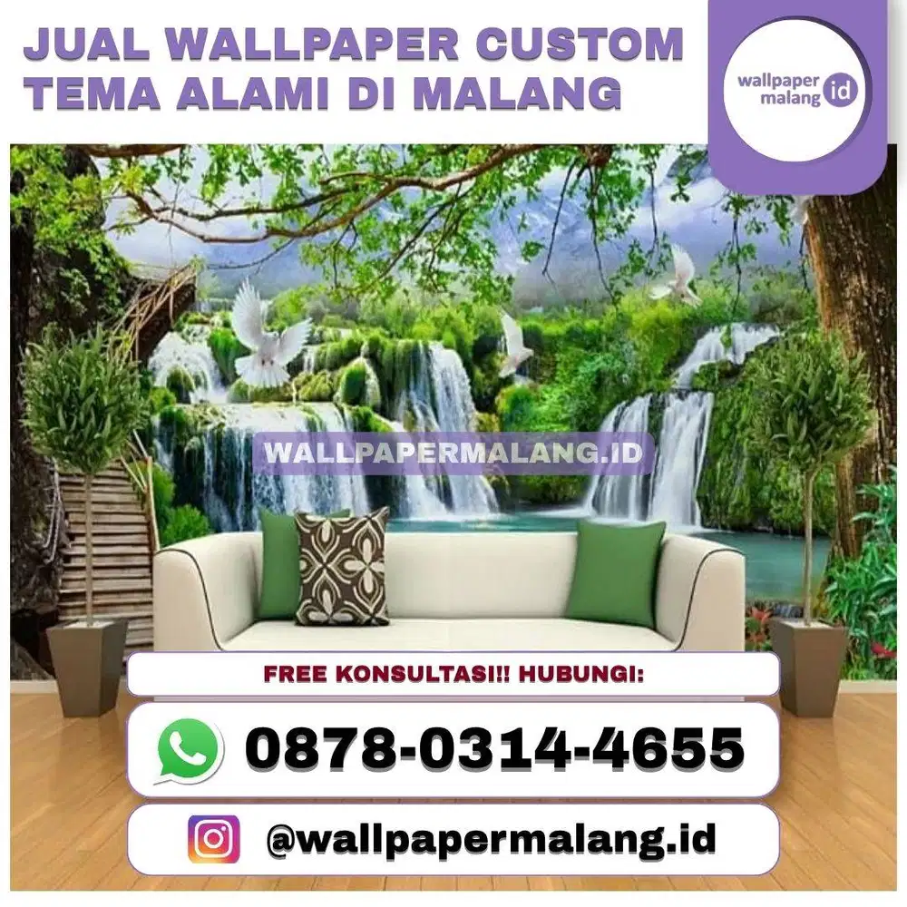 JUAL WALLPAPER CUSTOM TEMA ALAMI DI MALANG