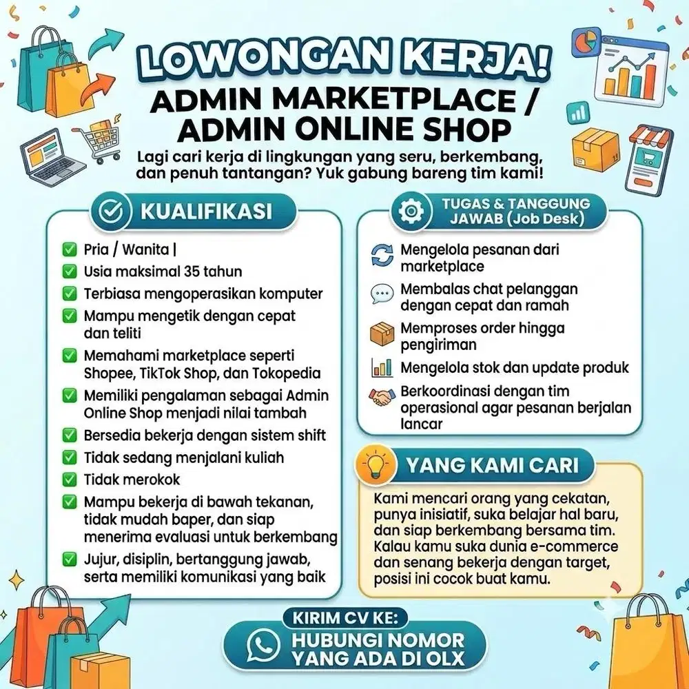 admin dan customer service