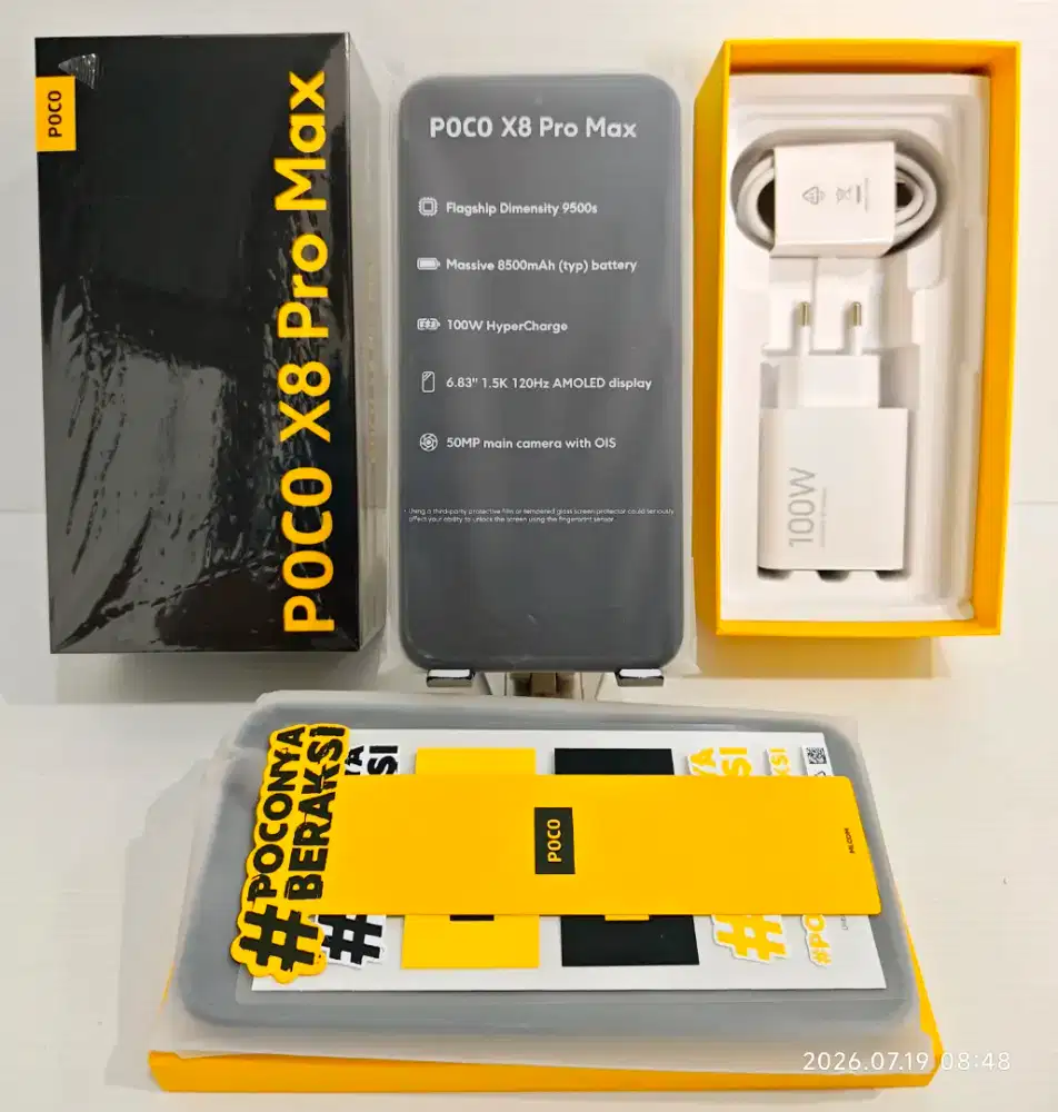 Xiaomi Poco X8 Promax 12/512 Gb Likenew 100% Garansi On Okt 27 bs TT