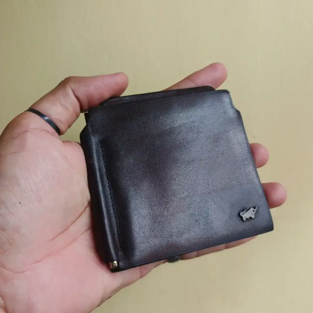 Dompet Vintage Braun Buffel Wallet Clip Wallet