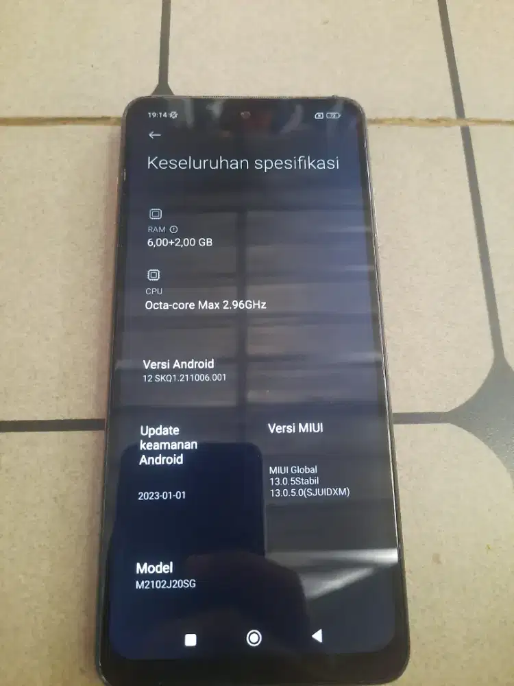 Dijual cepat poco x3 pro ram 6gb + 2gb