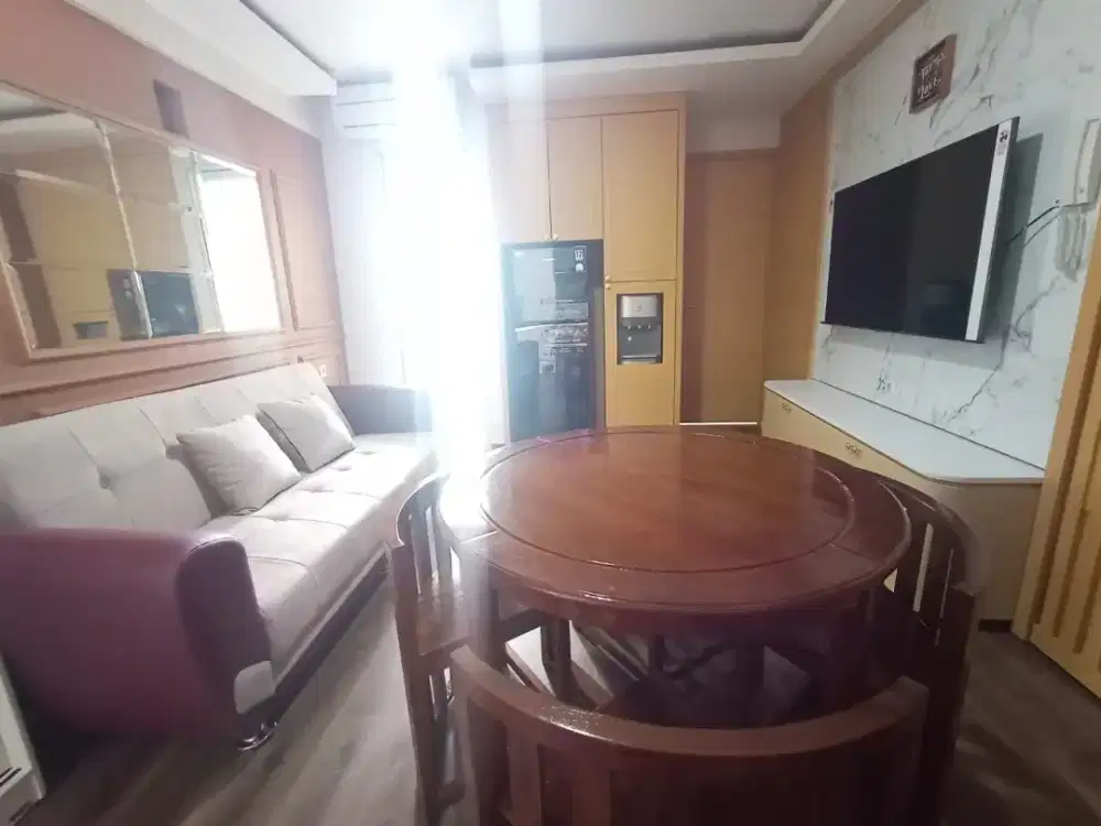 Sewa 3 bln apt bassura 3 kamar furnish sdh free ipl