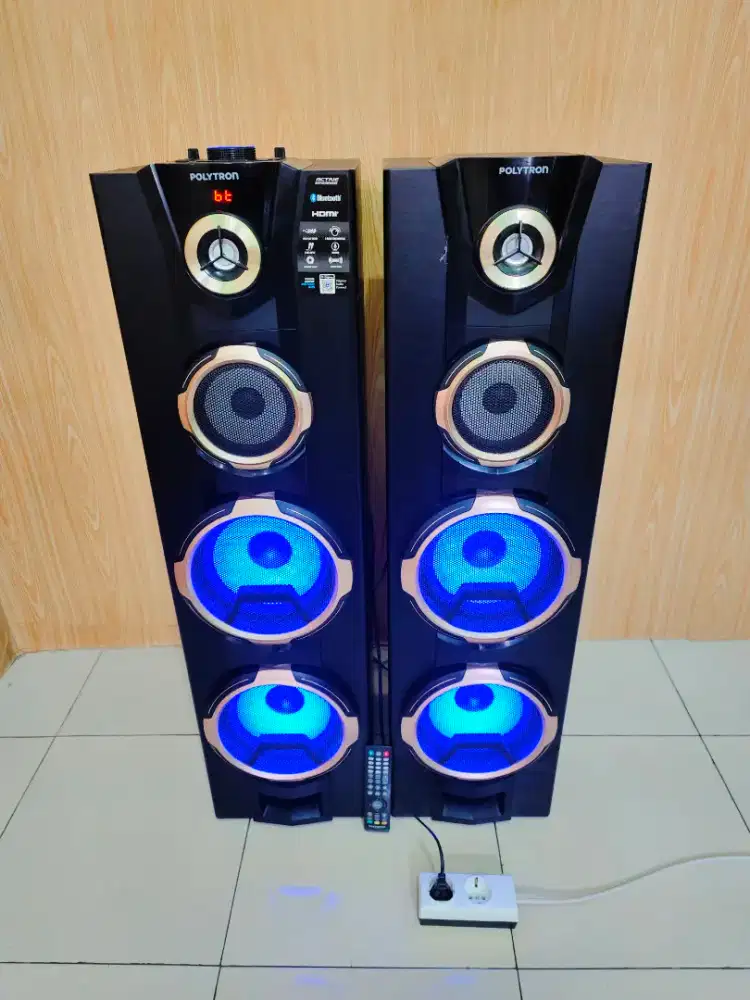 speker polytron 8ff28 bluetooth plus remote
