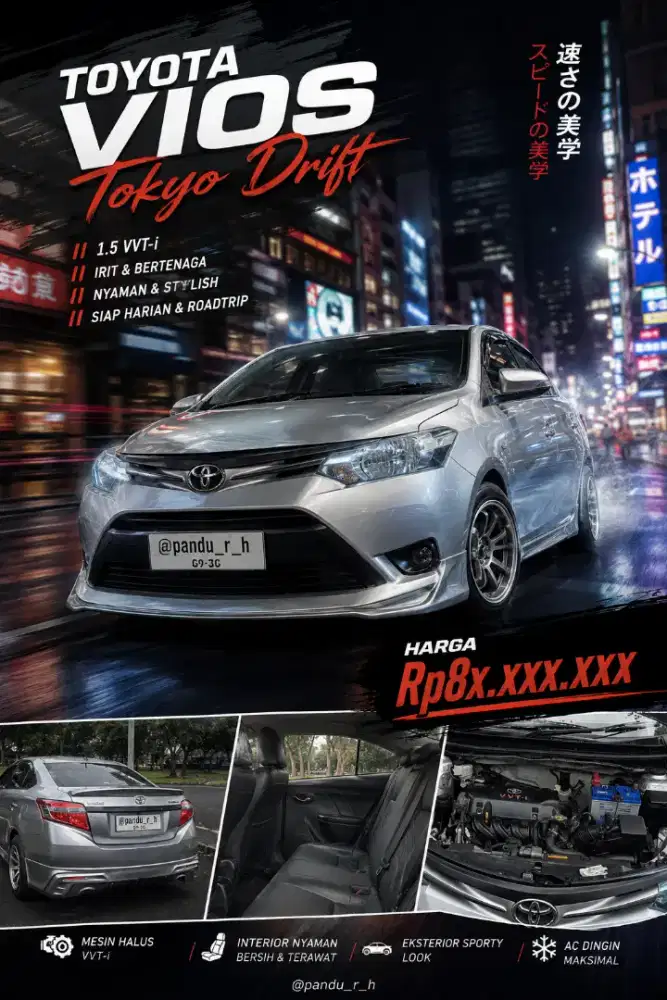 Vios penggunaan pribadi Murah