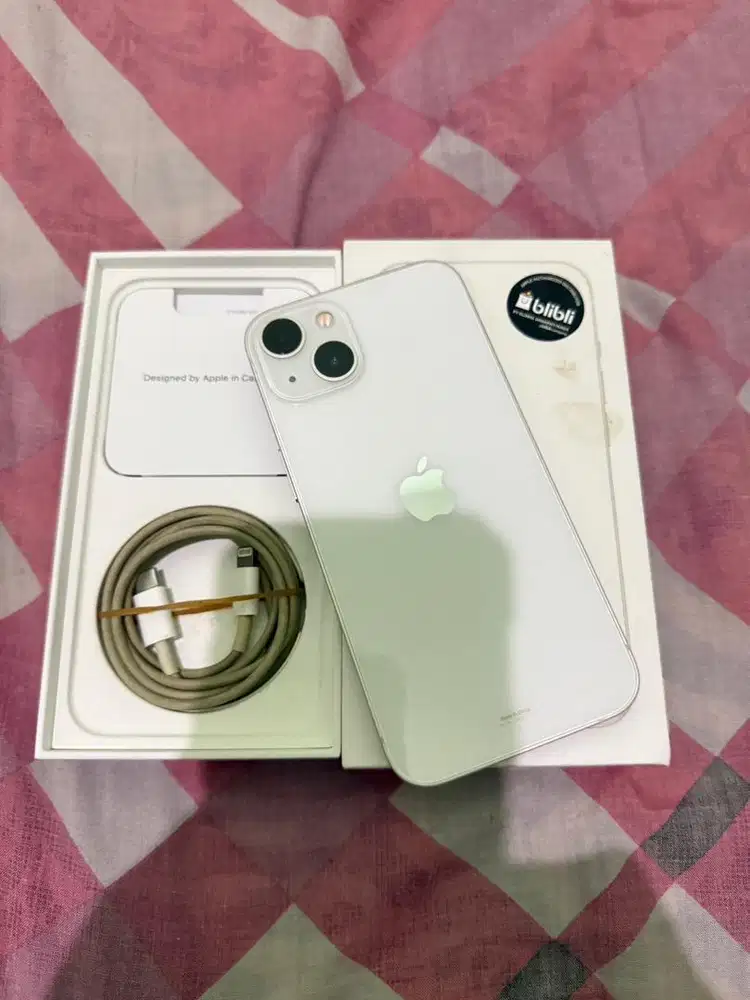iPhone 13 128gb Starlight Blibli Like New