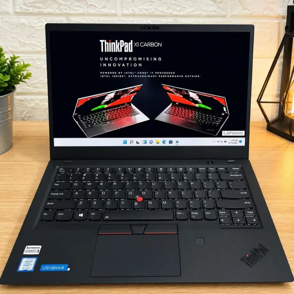 Promo Lenovo X1 Carbon i5 Gen 8, Tipis Elegan dengan Performa Ngebut