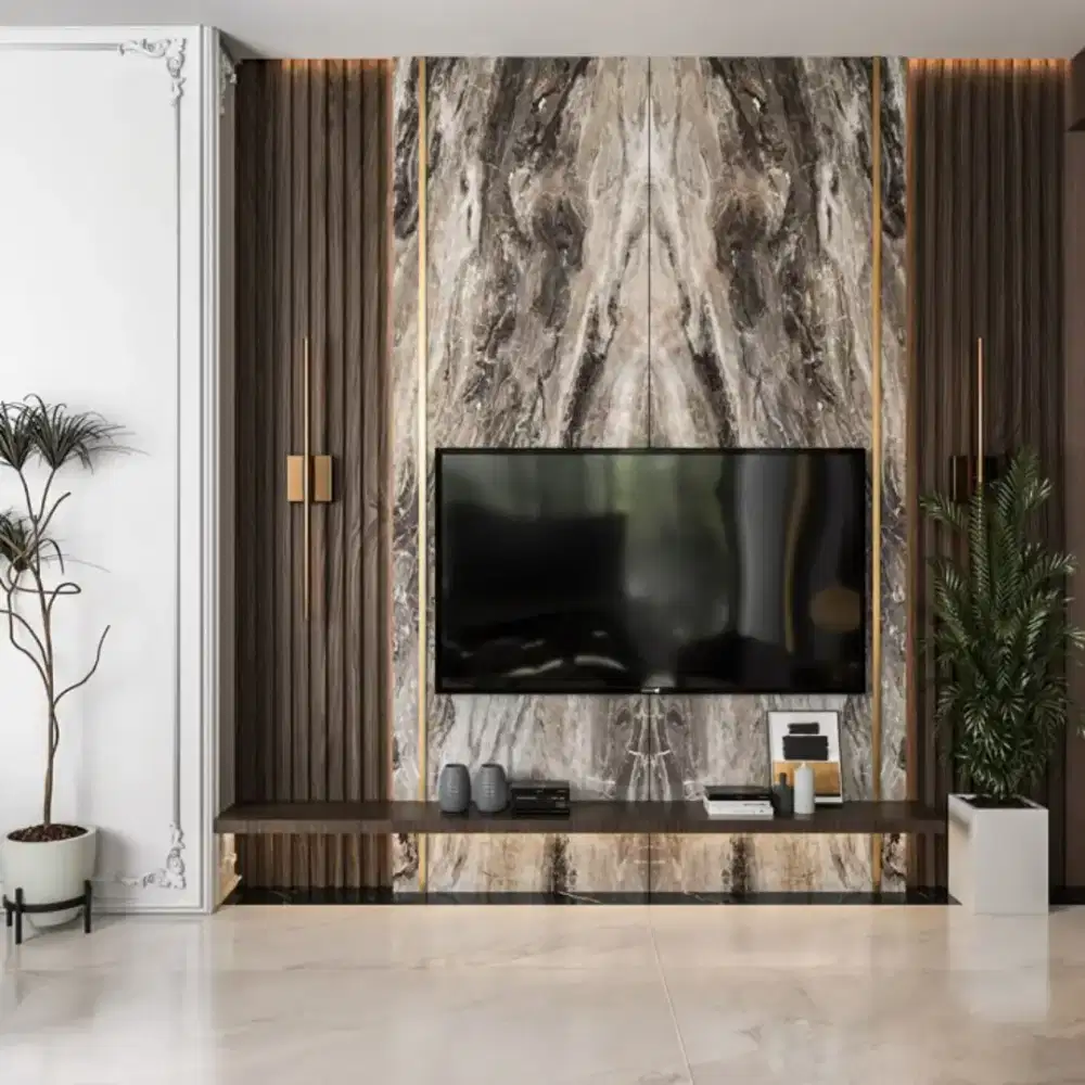 Backdrop tv termurah