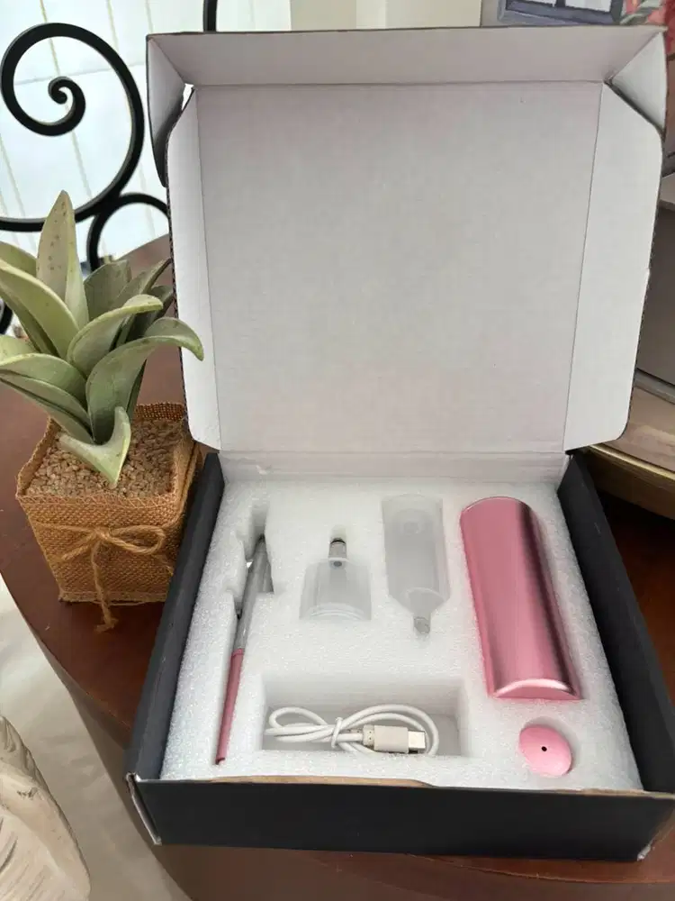 Portable Compressor Airbrush Wajah Injeksi Oksigen USB 160kpa