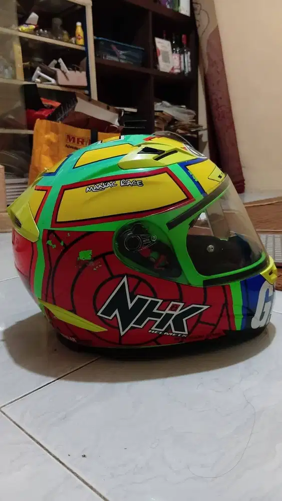 helm nhk fullface maniac race