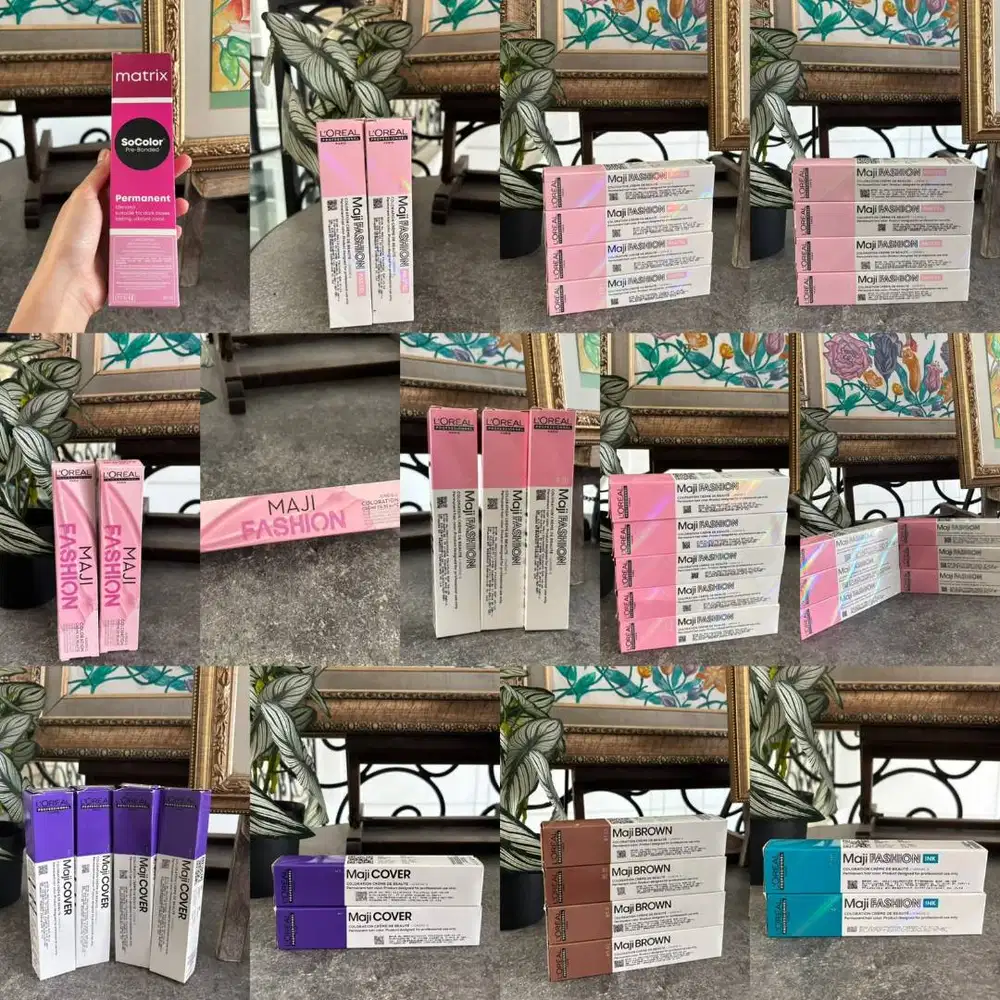 40pcs LOREAL MAJI HAIR COLOR