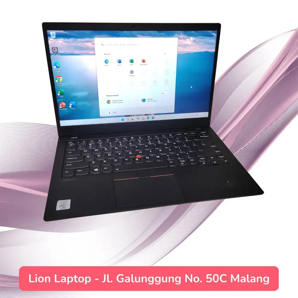 RAM 16GB Core i7 Gen 10 Slim Lenovo Thinkpad X1 Carbon [20|07]