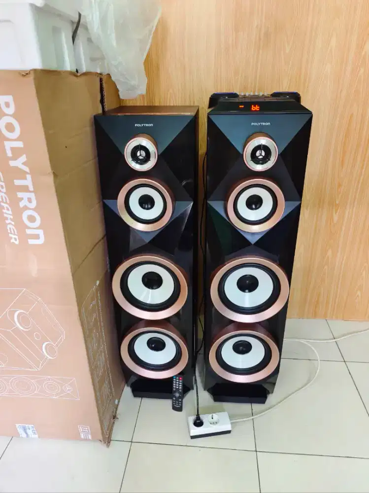 speker aktif polytron 8bf28 bluetooth fullset