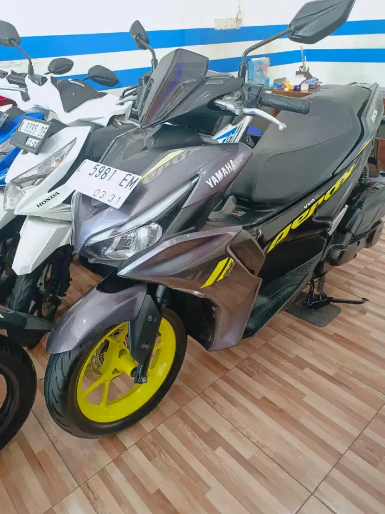 2021 YAMAHA AEROX VVA NON ABS 155 BISA KREDIT SURAT LENGKAP HIDUP