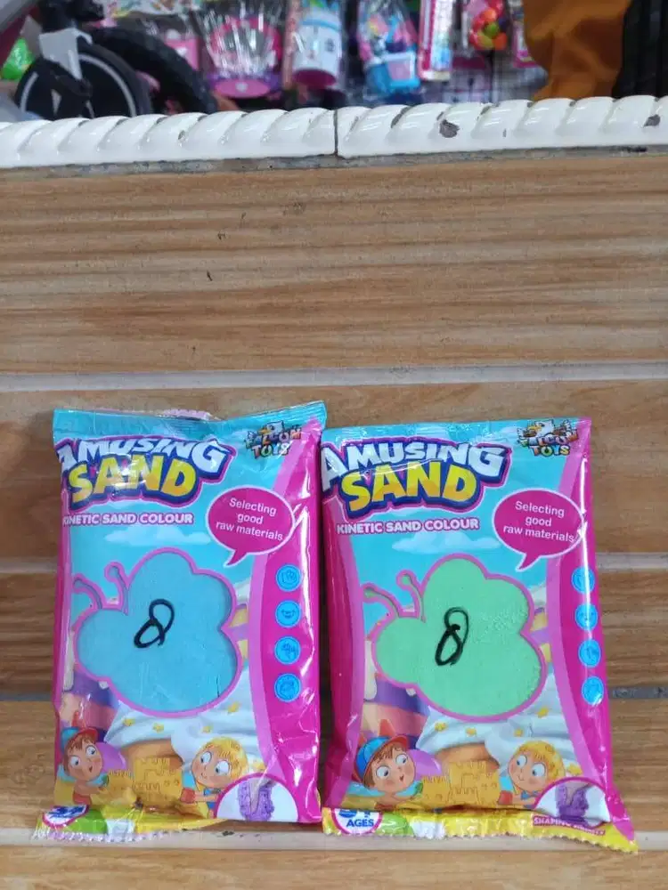 mainan anak pasir kinetik 250gr