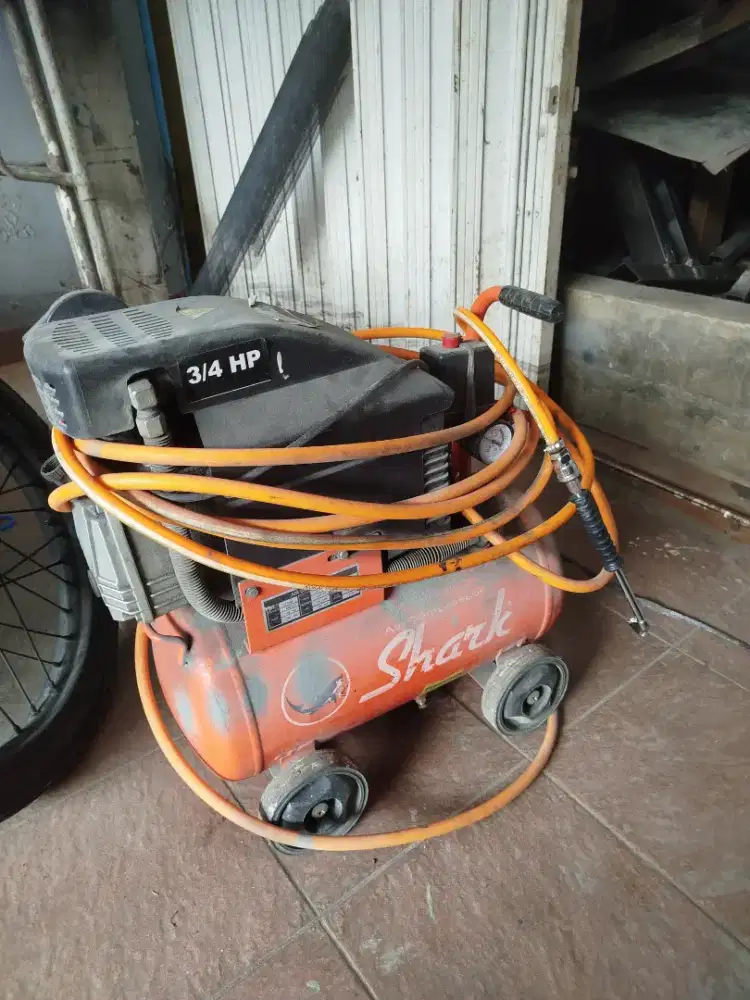 Kompresor shark 3/4 HP + selang 10m