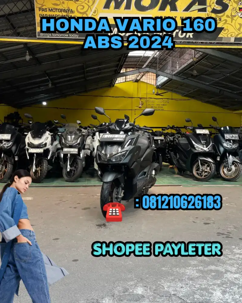 HONDA VARIO 160 ABS 2024 KM RENDAH