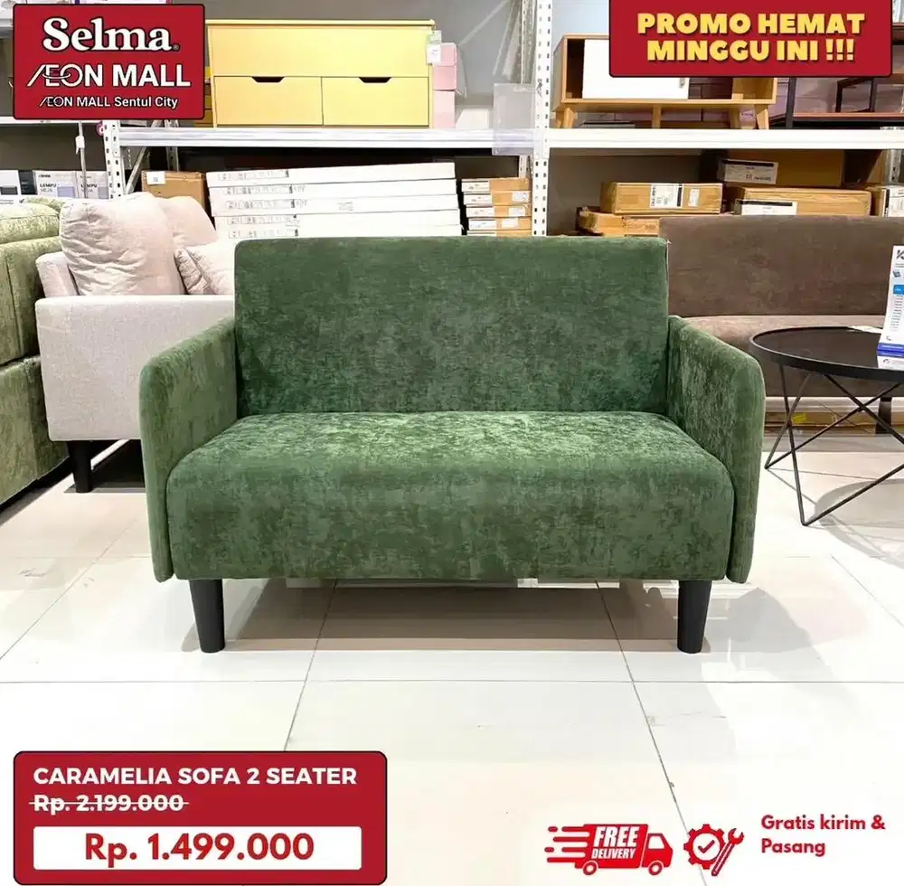 Carmelia sofa green