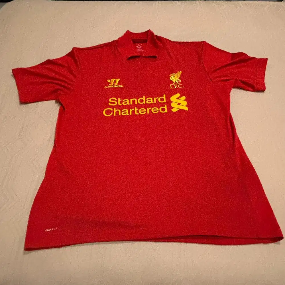 Jersey Original Asli Home Liverpool 2012/2013 Warrior Sekon Size L