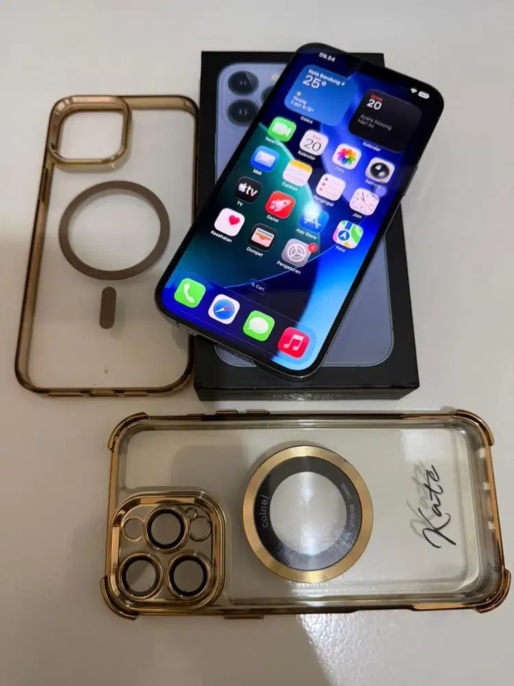 Iphone 13 promax 256gb blue 5G fullset inter ZA/A NON CUKAI