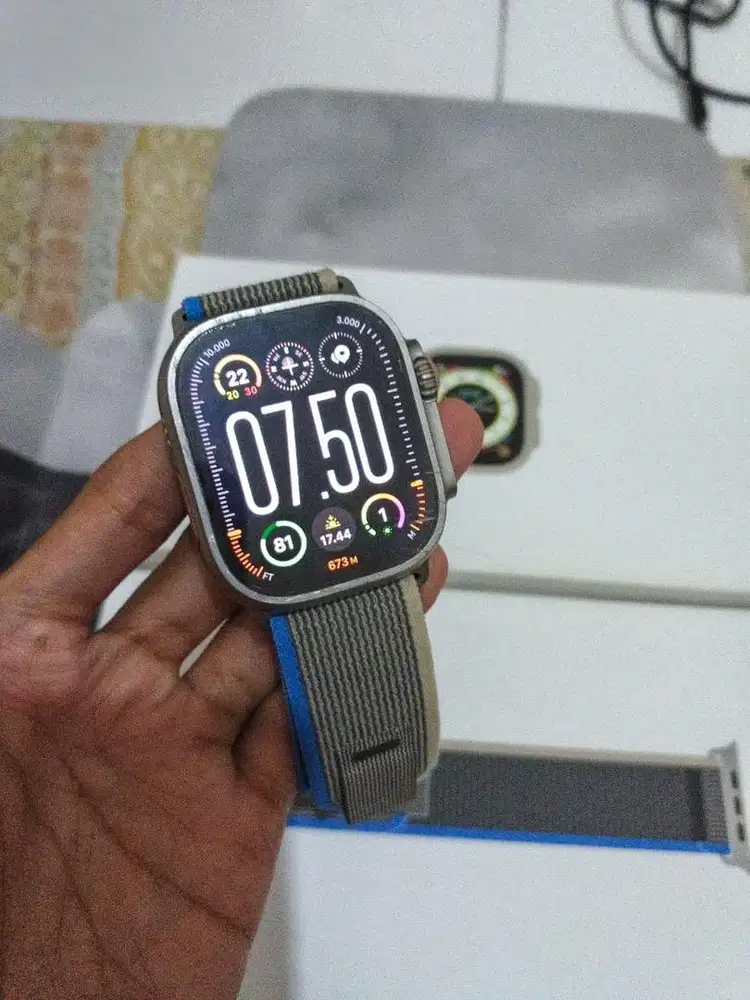 Apple watch ultra 1 titanium 49mm GPS fullset inter ORIGINAL LL/A