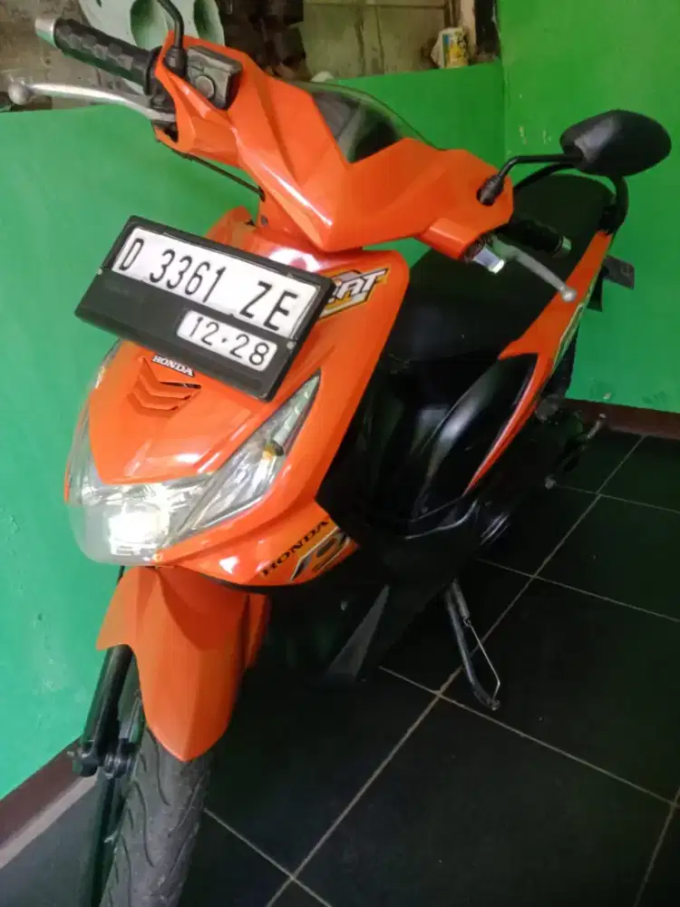 Beat karbu 2008 asli warna oranye bisa tt/bt