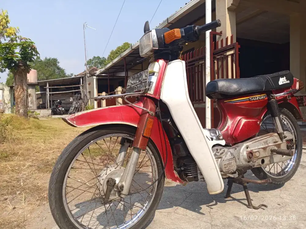 Suzuki Bravo rc 80 asli merah