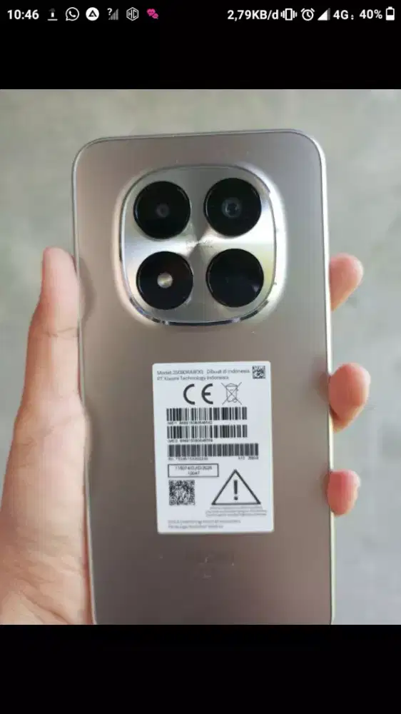 Redmi note 15 pro 5g garansi resmj