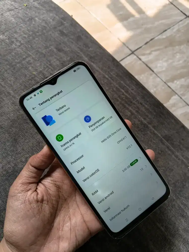 Oppo a17 minus pernah ganti lcd