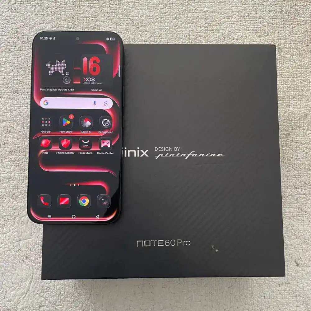 Infinix Note 60 Pro edisi Design by Pininfarina Warna Black 12/256GB