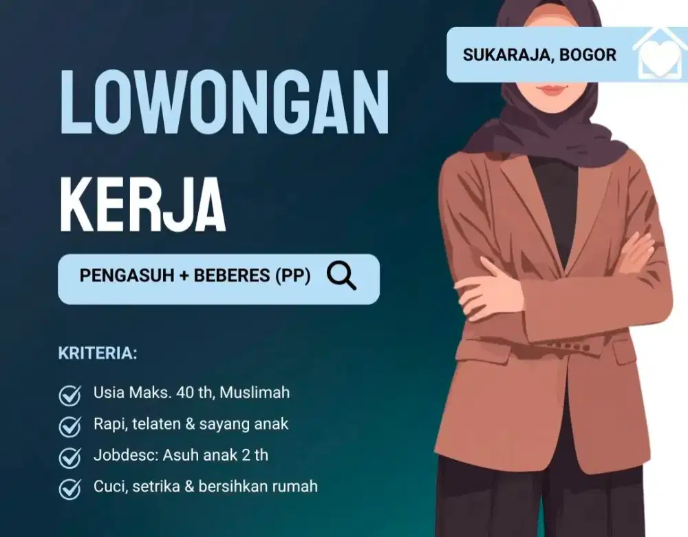 DIBUTUHKAN ART&PENGASUH (PP)