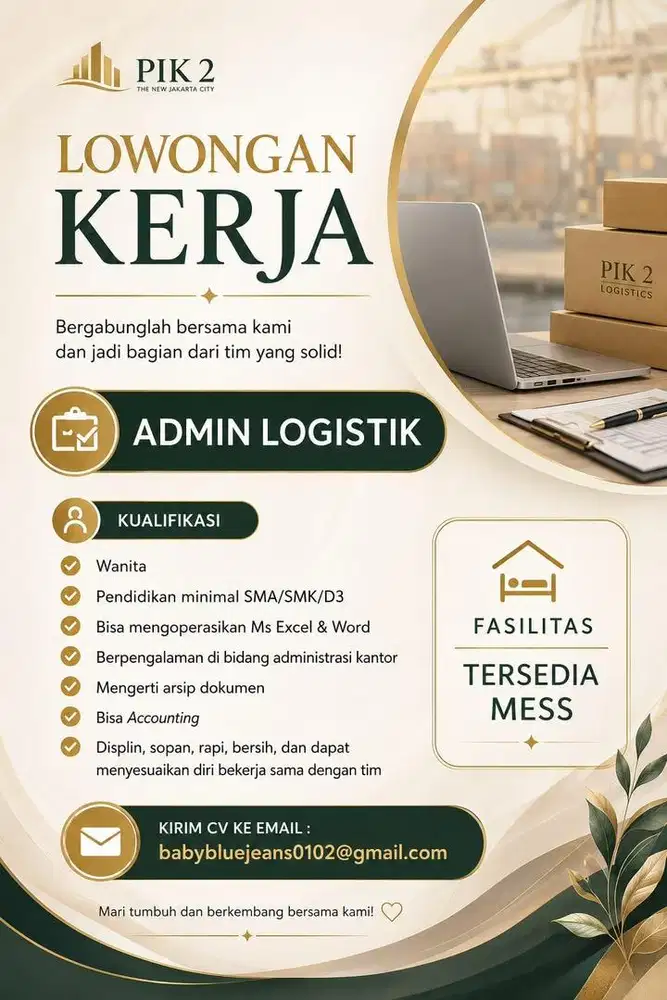 Lowongan Pekerjaan admin accounting