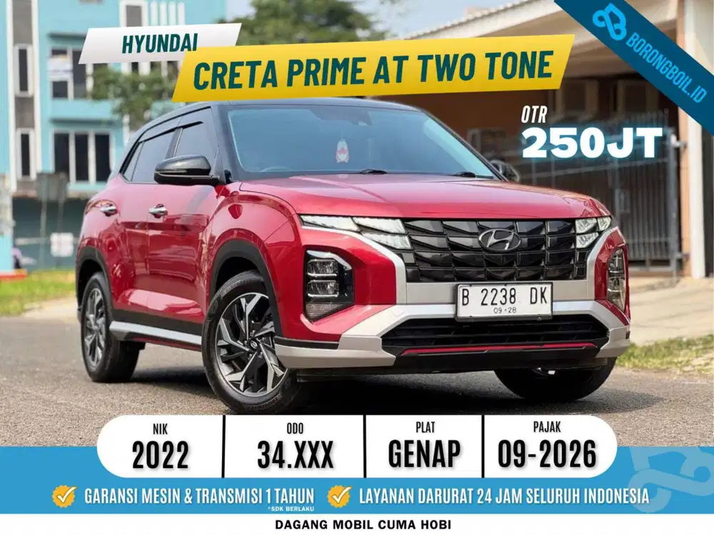 Hyundai Creta 1.5 Prime AT Merah 2022 HRV